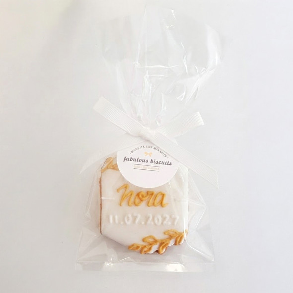 Fabulous biscuits pour EVJF chic. Création biscuitée emballée individuellement.
