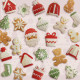 Biscuits décorés pour un calendrier de l'avent unique. Biscuits glacés et décorés imaginé par Fabulous Biscuits.